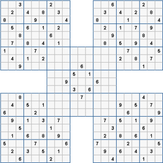 Sudoku Samoura